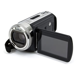 Polaroid DVC-00725F High Definition Digital Camcorder - Flash Memory, Memory Card - 2.7 Active Matrix TFT Color LCD - 4x Optical/5x Digital64MB Flash Memory