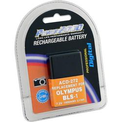 Power 2000 ACD-272 Rechargeable Battery ( Olympus BLS-1 Equivalent )