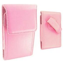 Wireless Emporium, Inc. Premium Leather Vertical Pouch for Samsung Eternity SGH-A867 (Pink)