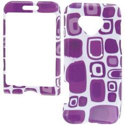 Wireless Emporium, Inc. Purple Boxes Snap-On Protector Case Faceplate for T-Mobile G1/Google Phone