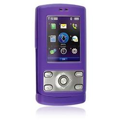 Wireless Emporium, Inc. Purple Snap-On Rubberized Protector Case for LG Decoy VX8610