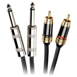 Pyle Audio Cable - 1 x RCA - 1 x Phono - 3ft - Black