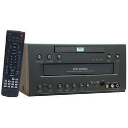 Pyle PLDVCR500 DVD/VCR Combo - VHS, DVD-R, DVD-R, DVD-R, DVD-R, CD-RW - DVD Video, Video CD, MP3, CD-DA, SVCD Playback - 6Hour Recording (PLDVCR500)