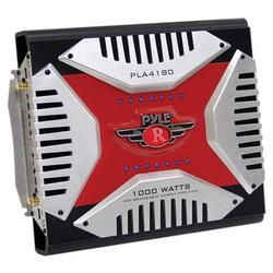 Pyle Red Elite PLA4180 4-Channel Car Amplifier - 4 Channel(s) - 1000W - 8Ohm - 95dB SNR