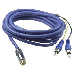 QVS 10 Foot Premium S-Video to RCA Cable