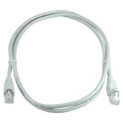 QVS Cat. 5E STP Patch Cable - 1 x RJ-45 - 1 x RJ-45 - 14ft - Gray