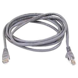 QVS Cat. 5E UTP Patch Cable - 1 x RJ-45 - 1 x RJ-45 - 14ft - Gray