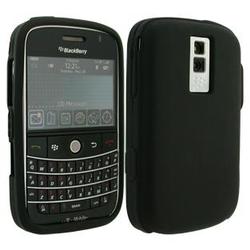 IGM RIM Blackberry Bold 9000 Soft Black Silicone Skin Case+Car Charger