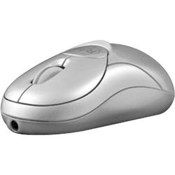 RadTech BT-500 Rechargeable Bluetooth 3-Button Mini Mouse - Silver