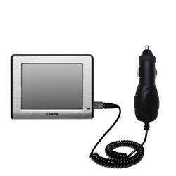 Gomadic Rapid Car / Auto Charger for the Amcor Navigation GPS 3750 - Brand w/ TipExchange Technology