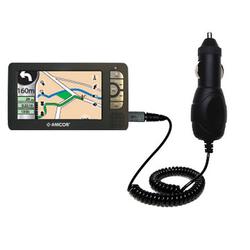Gomadic Rapid Car / Auto Charger for the Amcor Navigation GPS 5600 - Brand w/ TipExchange Technology