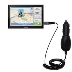 Gomadic Rapid Car / Auto Charger for the Mio Technology C728 - Brand w/ TipExchange Technology