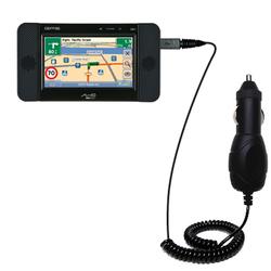 Gomadic Rapid Car / Auto Charger for the Mio Technology C810 - Brand w/ TipExchange Technology