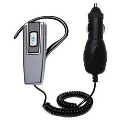 Gomadic Rapid Car / Auto Charger for the Plantronics Explorer 360 - Brand w/ TipExchange Technology