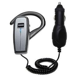 Gomadic Rapid Car / Auto Charger for the Plantronics Explorer 370 - Brand w/ TipExchange Technology