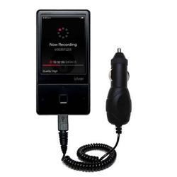 Gomadic Rapid Car / Auto Charger for the iRiver E100 - Brand w/ TipExchange Technology
