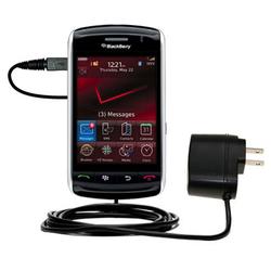 Gomadic Rapid Wall / AC Charger for the Blackberry 9500 - Brand w/ TipExchange Technology