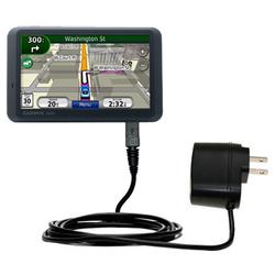 Gomadic Rapid Wall / AC Charger for the Garmin Nuvi 765T - Brand w/ TipExchange Technology