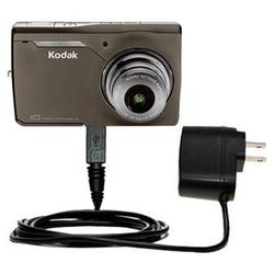Gomadic Rapid Wall / AC Charger for the Kodak M1033 - Brand w/ TipExchange Technology