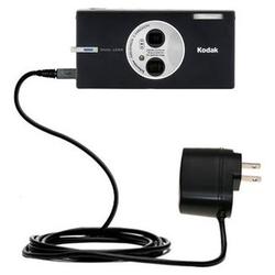 Gomadic Rapid Wall / AC Charger for the Kodak V570 - Brand w/ TipExchange Technology