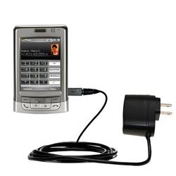 Gomadic Rapid Wall / AC Charger for the Mio Technology A502 - Brand w/ TipExchange Technology