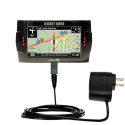 Gomadic Rapid Wall / AC Charger for the Mio Technology Knight Rider - Brand w/ TipExchange Technolog