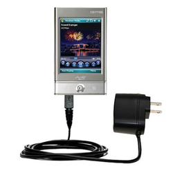 Gomadic Rapid Wall / AC Charger for the Mio Technology P360 - Brand w/ TipExchange Technology