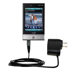 Gomadic Rapid Wall / AC Charger for the Mio Technology P560 - Brand w/ TipExchange Technology