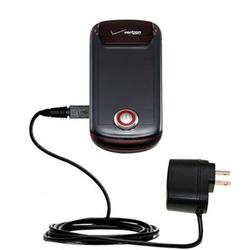 Gomadic Rapid Wall / AC Charger for the Motorola Blaze - Brand w/ TipExchange Technology