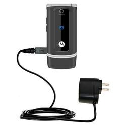 Gomadic Rapid Wall / AC Charger for the Motorola W375 - Brand w/ TipExchange Technology