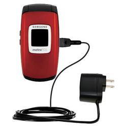 Gomadic Rapid Wall / AC Charger for the Samsung SCH-R300 - Brand w/ TipExchange Technology