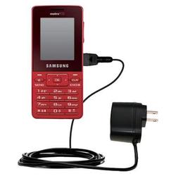 Gomadic Rapid Wall / AC Charger for the Samsung SCH-r410 - Brand w/ TipExchange Technology