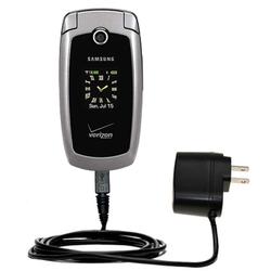 Gomadic Rapid Wall / AC Charger for the Samsung SCH-u410 - Brand w/ TipExchange Technology