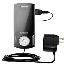 Gomadic Rapid Wall / AC Charger for the Samsung SGH-F400 - Brand w/ TipExchange Technology
