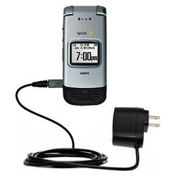 Gomadic Rapid Wall / AC Charger for the Sanyo Pro 200 - Brand w/ TipExchange Technology