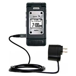 Gomadic Rapid Wall / AC Charger for the Sanyo Pro 700 - Brand w/ TipExchange Technology