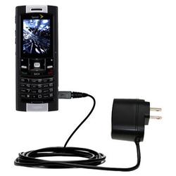 Gomadic Rapid Wall / AC Charger for the Sanyo S1 - Brand w/ TipExchange Technology