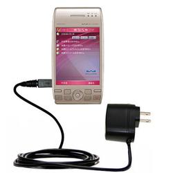 Gomadic Rapid Wall / AC Charger for the Sharp Willcom WS003SH - Brand w/ TipExchange Technology