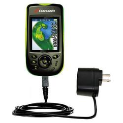 Gomadic Rapid Wall / AC Charger for the Sonocaddie v300 GPS - Brand w/ TipExchange Technology