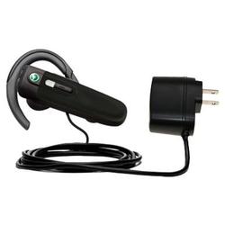 Gomadic Rapid Wall / AC Charger for the Sony Ericsson HBH-PV702 - Brand w/ TipExchange Technology