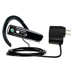 Gomadic Rapid Wall / AC Charger for the Sony Ericsson HBH-PV708 - Brand w/ TipExchange Technology
