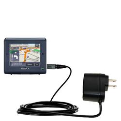 Gomadic Rapid Wall / AC Charger for the Sony Nav-U NV-U71T - Brand w/ TipExchange Technology