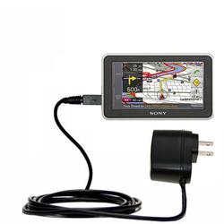 Gomadic Rapid Wall / AC Charger for the Sony Nav-U NV-U73T - Brand w/ TipExchange Technology