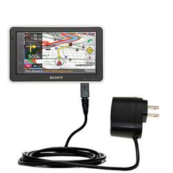 Gomadic Rapid Wall / AC Charger for the Sony Nav-U NV-U83T - Brand w/ TipExchange Technology