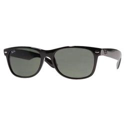 RAYBAN Ray-Ban Wayfarer RB2132 Sunglasses - Black Frames/Green Lens