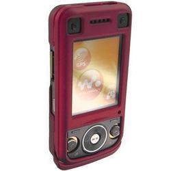 Wireless Emporium, Inc. Red Snap-On Rubberized Protector Case for Sony Ericsson W760