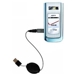 Gomadic Retractable USB Cable for the Nokia 6205 with Power Hot Sync and Charge capabilities - Brand