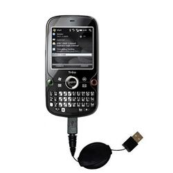 Gomadic Retractable USB Cable for the PalmOne Palm Treo Pro with Power Hot Sync and Charge capabilities - Go
