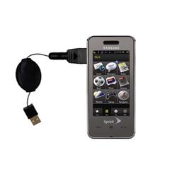 Gomadic Retractable USB Cable for the Samsung SPH-M800 with Power Hot Sync and Charge capabilities - Gomadic