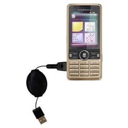 Gomadic Retractable USB Cable for the Sony Ericsson G700 with Power Hot Sync and Charge capabilities - Gomad